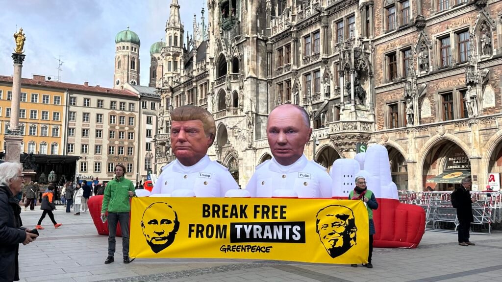 Protestë simbolike në zemër të Mynihut - Protestë simbolike zemërtëMynihut