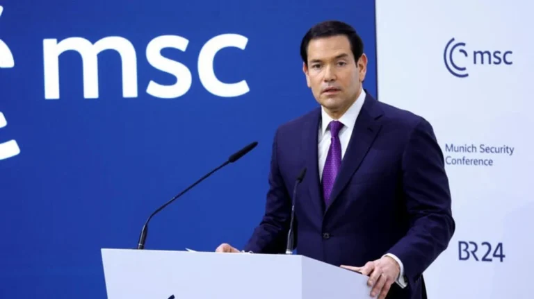 Rubio duartrokitet pas fjalimit të fuqishëm në Mynih - Rubio duartrokitet pas fjalimittëfuqishëmnëMynih