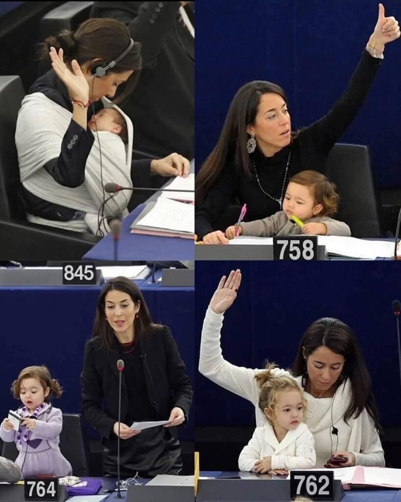 Politikania italiane që solli foshnjën në punë – një shembull i përkushtimit dhe balancës mes familjes dhe karrierës - Politikania italiane që sollifoshnjënnëpunënjëshembullipërkushtimitdhebalancësmesfamiljesdhekarrierës