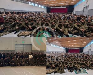 Ushtarët shqiptarë në Zvicra falin namazin e Fitër Bajrami - Ushtarët shqiptarë ZvicrafalinnamazineFitërBajrami