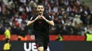 Arbër Hoxha shënon gol të bukur ndaj Polonisë, Shqipëria në epërsi - Arbër Hoxha shënon goltëbukurndajPolonisëShqipërianëepërsi
