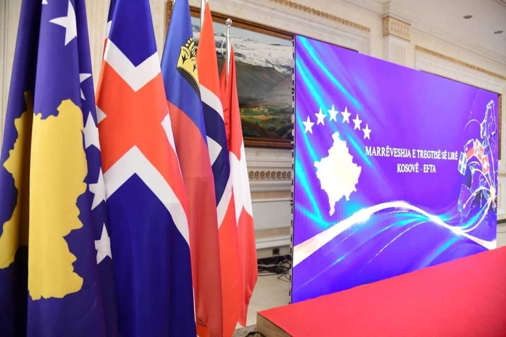 Marrëveshja Kosovë–EFTA hyn në fuqi më 1 tetor, mundësi të reja për eksportet kosovare - Marrëveshja KosovëEFTA hyn nëfuqimë1tetormundësitërejapëreksportetkosovare