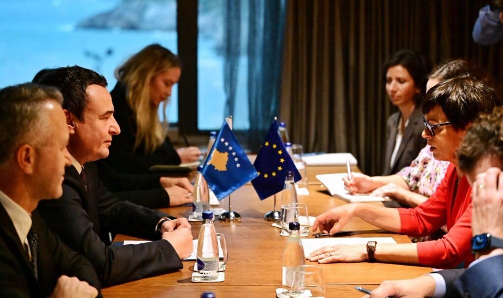 Kurti takon Komisioneren Evropiane për Zgjerim, Marta Kos - Kurti takon Komisioneren EvropianepërZgjerimMartaKos