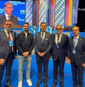 Konsulli i Kosovës në Mynih, Afrim Nura, merr pjesë në Kongresin e CSU-së 2026