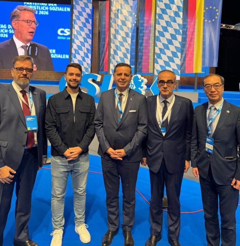 Konsulli i Kosovës në Mynih, Afrim Nura, merr pjesë në Kongresin e CSU-së 2026 - Konsulli Kosovës nëMynihAfrimNuramerrpjesënëKongresineCSU-së2026