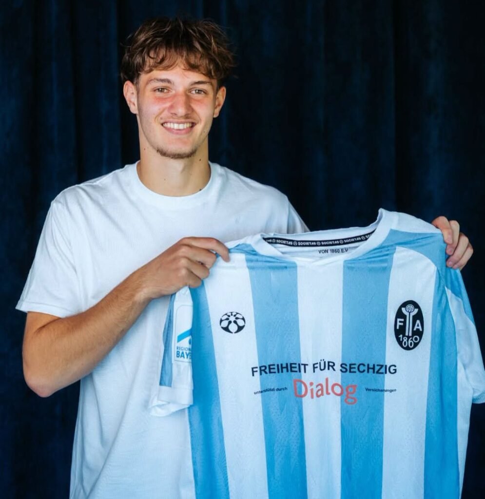 Edon Krasniqi nënshkruan kontratë me ekipin e parë të TSV 1860 München - Edon Krasniqi nënshkruan kontratëmeekipineparëtëTSV1860München