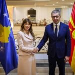 Kryetarja e Kuvendit të Kosovës takon Mickoskin në Shkup, në fokus projektet e përbashkëta - Kryetarja Kuvendit tëKosovëstakonMickoskinnëShkupnëfokusprojektetepërbashkëta