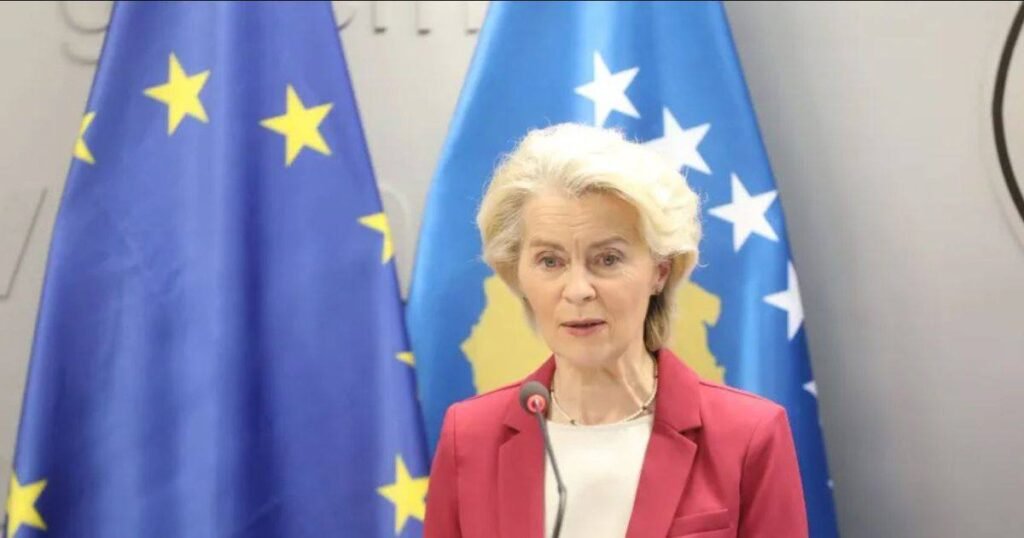 Von der Leyen në Prishtinë: “Asgjë dhe askush nuk mund ta rishkruajë historinë e Kosovës” - Von der Leyen nëPrishtinëAsgjëdheaskushnukmundtarishkruajëhistorinëeKosovës