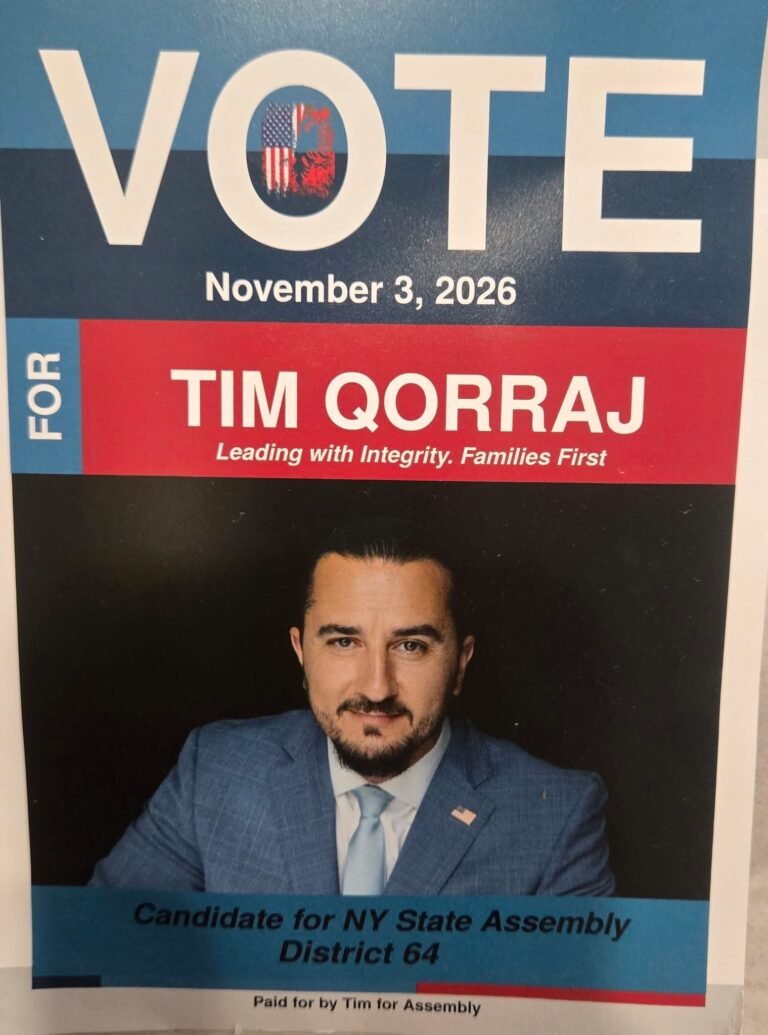 Tim Qorraj kandidon për Asamblenë e Shtetit të Nju Jorkut - Tim Qorraj kandidon përAsamblenëeShtetittëNjuJorkut